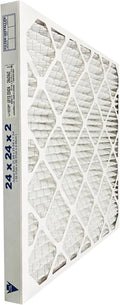 24x24x2 MERV 13 Superior Pleated Furnace Filter — Case of 8 | 2-Inch HVAC Air Filter | Made in Canada