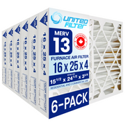16x25x4 MERV 13 - 6 Pack