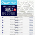 16x20x2 MERV 11 Optimal Pleated Furnace Filter — Case of 12 | 2-Inch HVAC Air Filter | Made in Canada
