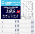 18x25x2 MERV 13 Superior Pleated Furnace Filter | 2-Inch HVAC Air Filter | Made in Canada