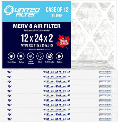 12x24x2 MERV 8 - 12 Pack