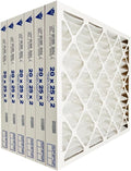 20x25x2 MERV 8 Economy Pleated Furnace Filter — Case of 6 | 2-Inch HVAC Air Filter | Made in Canada