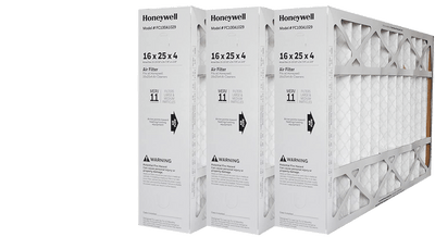 Honeywell Genuine OEM 16X25 FC100A1029 MERV 11 Furnace Filter - Case of 3