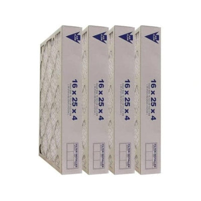 16x25x4 MERV 11 - 4 Pack Pleated Furnace Filter