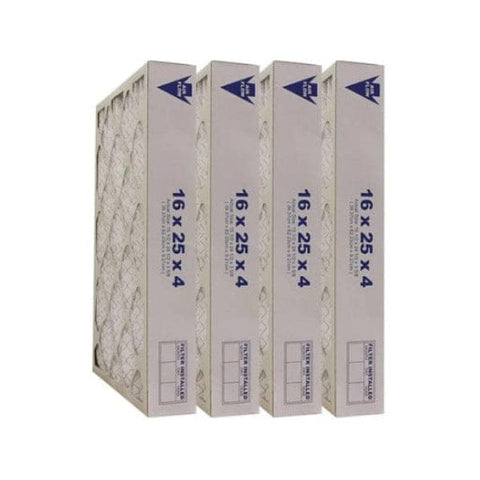-16x25x4 MERV 11 - 4 Pack Pleated Furnace Filter
