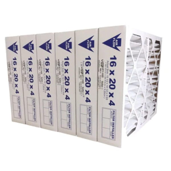 16x20x4 MERV 11 - 6 Pack Pleated Furnace Filter