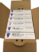 16x25x4 MERV 11 - Paquet de 6 filtres de four plissés 