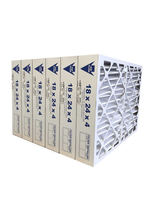 18x24x4 MERV 11 - 6 Pack Pleated Furnace Filter