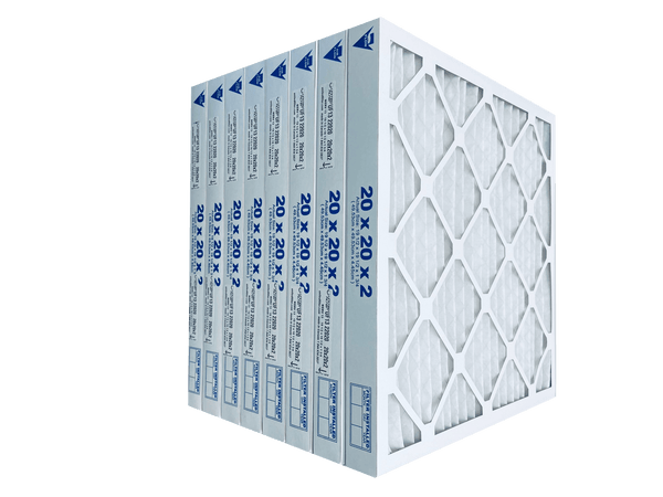 20x20x2 MERV 13 Superior Pleated Furnace Filter — Case of 8 | 2-Inch HVAC Air Filter | Made in Canada