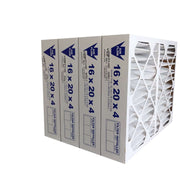 16x20x4 MERV 13 - 4 Pack Pleated Furnace Filter