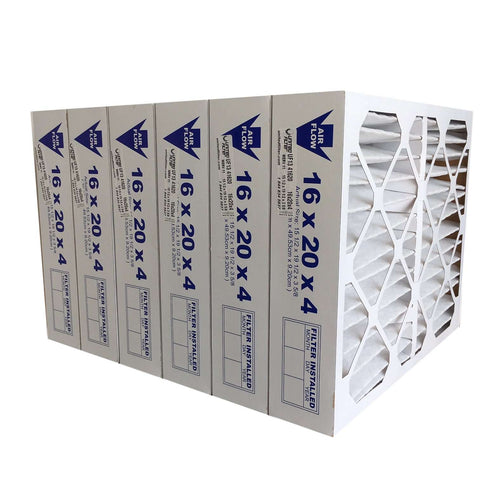 16x20x4 MERV 13 - 6 Pack Pleated Furnace Filter