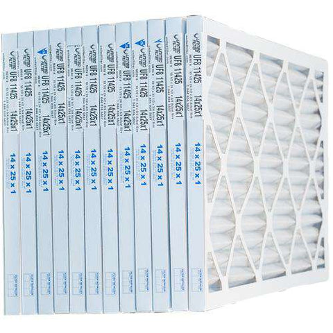 14x25x1 MERV 8 - 12 Pack
