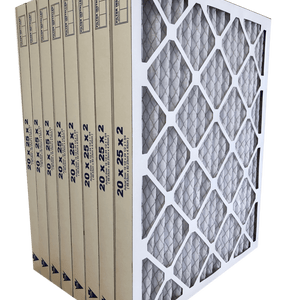 20x25x2 MERV 8 - 8 Pack