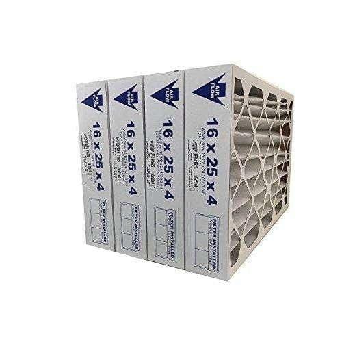 16x25x4 MERV 8 - 4 Pack Pleated Furnace Filter