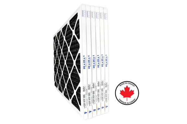 20x25x1 Carbon Pleated Filter - Case of 6