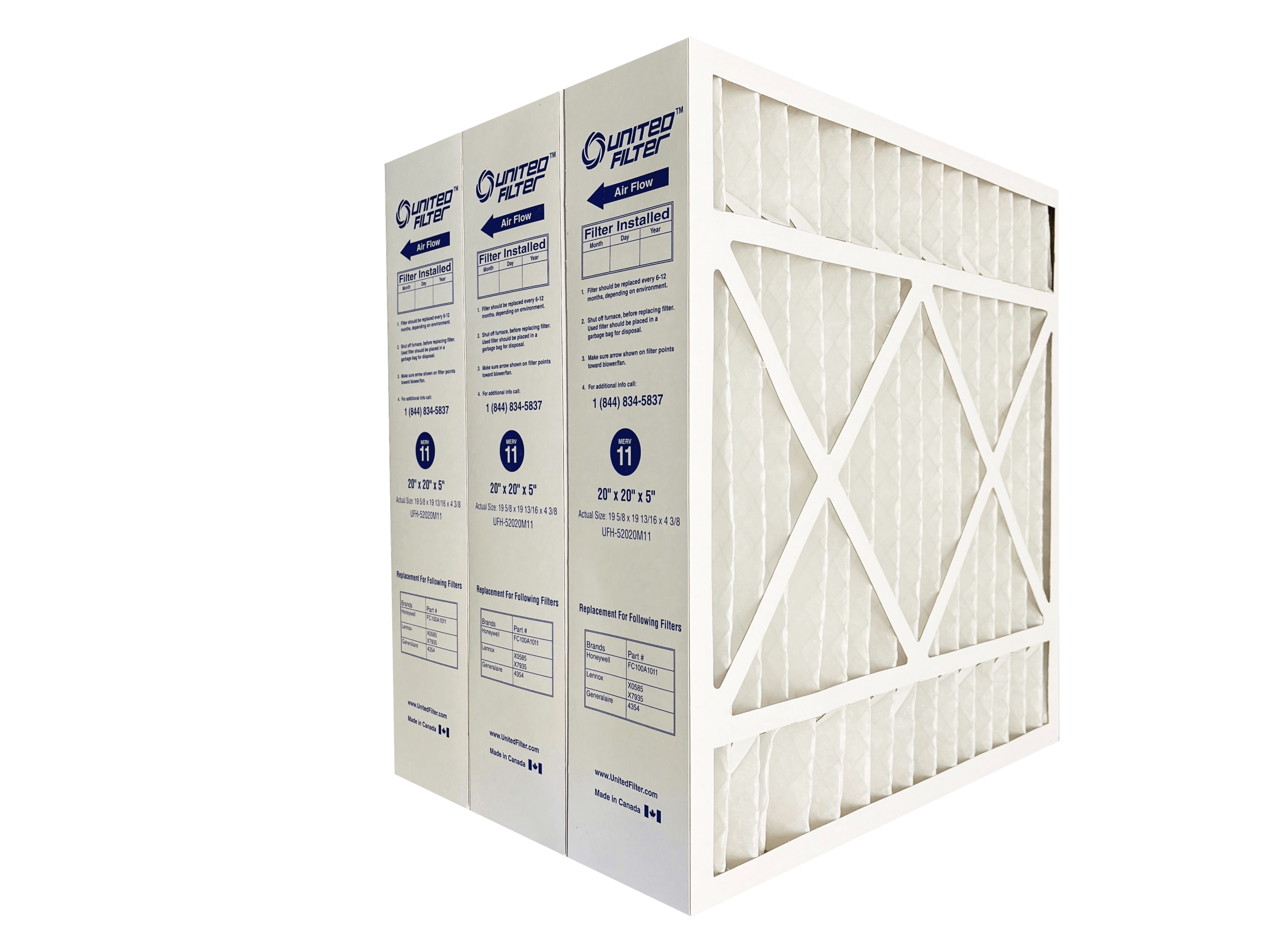 Buy Furnace Filter 20x20x5 MERV 11 Online United Filter Buy furnace filter 20x20x5 merv 11 online united filter