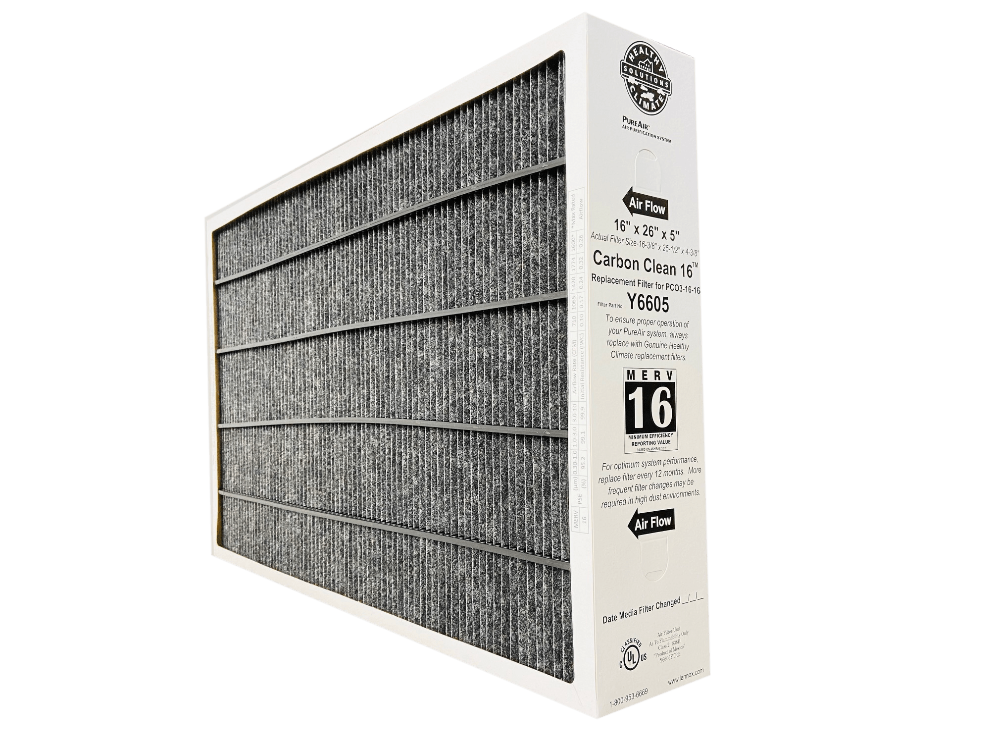 Order Genuine Lennox 16x25x5 MERV 16 Filter Online United Filter Order genuine lennox 16x25x5 merv 16 filter online united filter